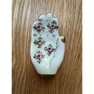 An Trice Hand-Painted Trinket Dish Ring Dish Jewelry Holder